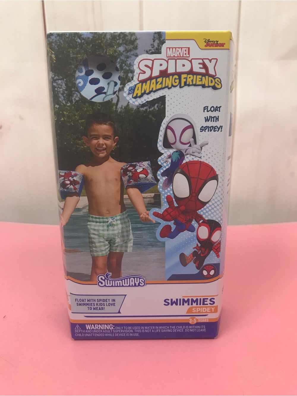 Marvel Spidey Swimways Kids Swim Arm Floaties size 3-5 year olds